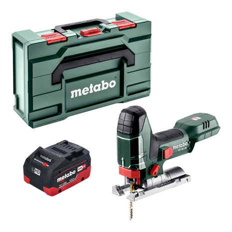 Metabo ST 18 L 90 Scie sauteuse sans fil 18 V 90 mm + 1x batterie LiHD 5,5 Ah + Metabox - sans chargeur