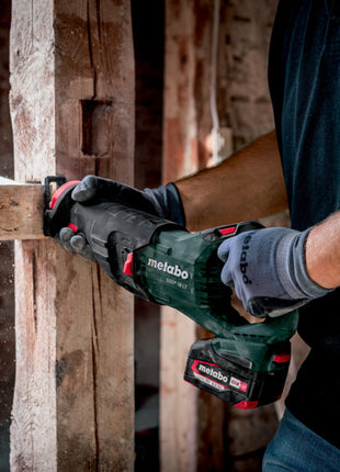 Metabo SSEP 18 LT Akku Säbelsäge 18 V 32 mm + 2x LiHD Akku 4,0 Ah + Ladegerät + Metabox