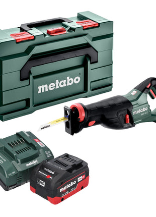 Metabo SSEP 18 LT Akku Säbelsäge 18 V 32 mm + 1x LiHD Akku 5,5 Ah + Ladegerät + Metabox