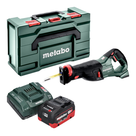 Metabo SSEP 18 LT Akku Säbelsäge 18 V 32 mm + 1x LiHD Akku 8,0 Ah + Ladegerät + Metabox