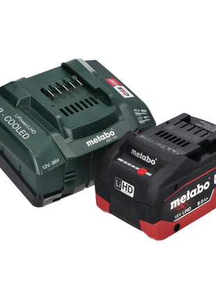 Scie sabre à batterie Metabo SSEP 18 LT 18 V 32 mm + 1 batterie LiHD 8,0 Ah + chargeur + Metabox