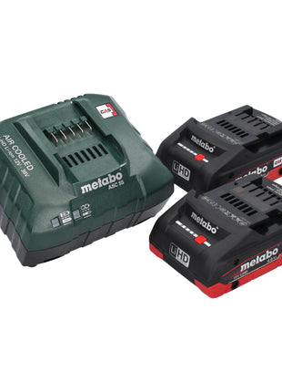 Scie sabre à batterie Metabo SSEP 18 LT BL 18 V 32 mm sans balais + 2x batterie LiHD 4,0 Ah + chargeur + Metabox