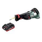 Scie sabre sur batterie Metabo SSEP 18 LT BL 18 V 32 mm sans balais + 1x batterie LiHD 4,0 Ah - sans chargeur