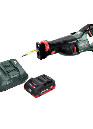 Sierra sable a batería Metabo SSEP 18 LT BL 18 V 32 mm sin escobillas + 1x batería LiHD 4,0 Ah + cargador