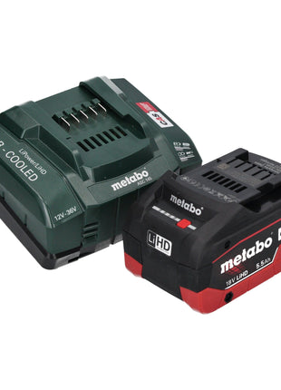 Scie sabre à batterie Metabo SSEP 18 LT BL 18 V 32 mm sans balais + 1 batterie LiHD 5,5 Ah + chargeur