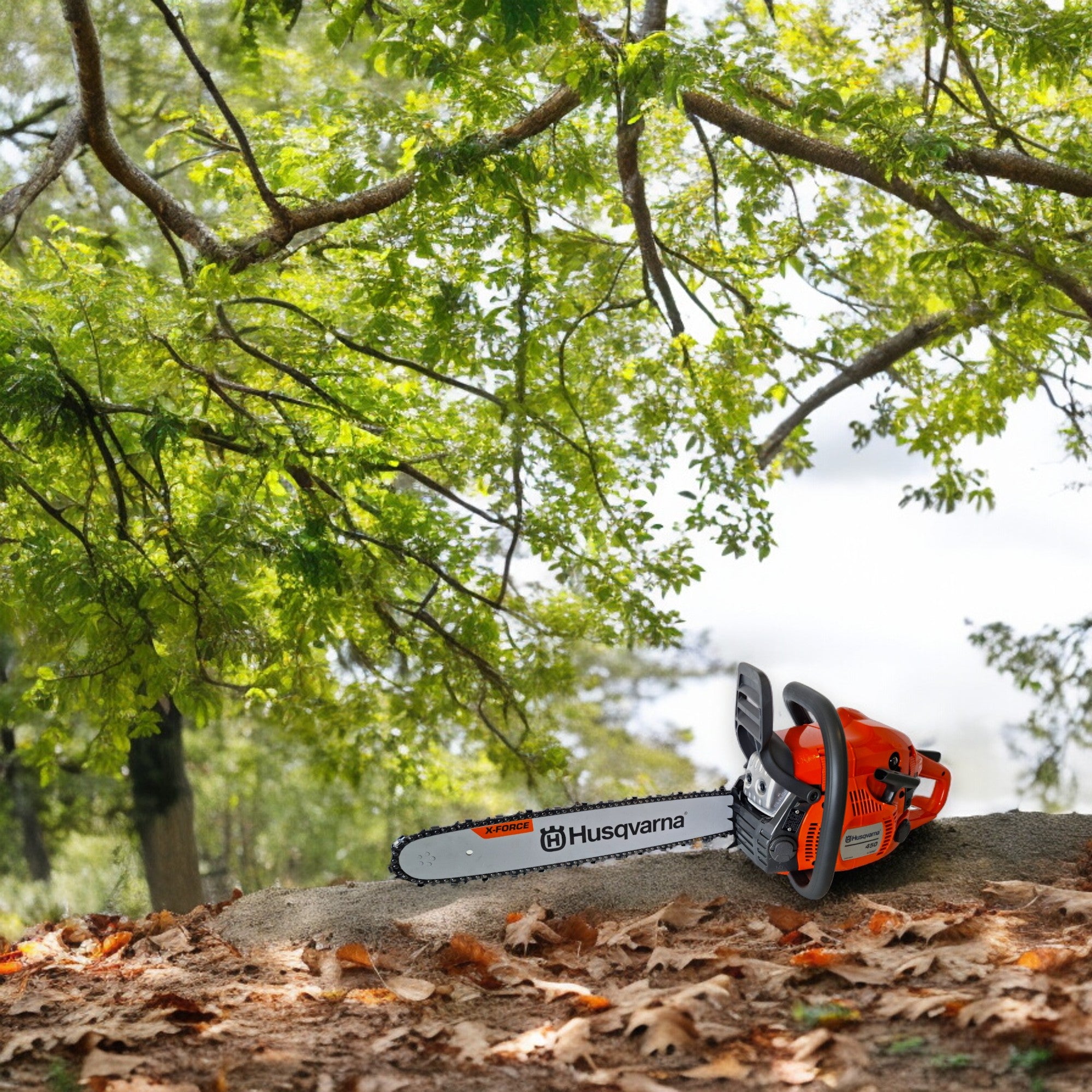 Husqvarna 450 Mark II Benzin Kettensaege 2 4 kW Schwert 45 cm 970559338  4 - toolbrothers