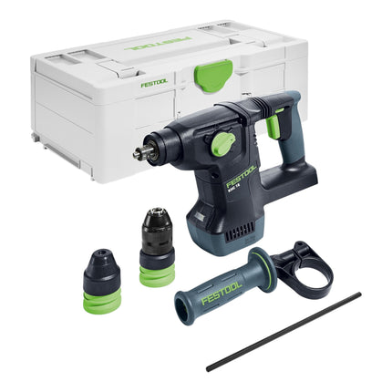 Festool KHC 18 EB-Basic Akku Kombihammer 18 V 2,6 J SDS-Plus Brushless + 1x Akku 5,0 Ah + Schnellladegerät + Systainer