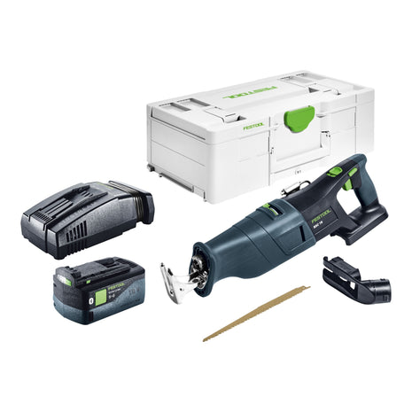 Festool RSC 18 EB-Basic Akku Säbelsäge 18 V Brushless + 1x Akku 5,0 Ah + Schnellladegerät + Systainer