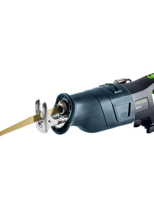 Scie sabre sans fil Festool RSC 18 EB-Basic 18 V sans balais + 2 batteries 5,0 Ah + chargeur rapide + systainer