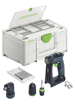 Festool CXS 18 Basic Set perceuse-visseuse sans fil 18 V 40 Nm sans balais + 1 batterie 4,0 Ah + chargeur rapide + Systainer