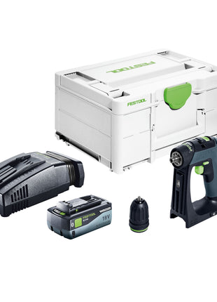 Festool CXS 18-Basic perceuse-visseuse sans fil 18 V 40 Nm sans balais + 1x batterie 8,0 Ah + chargeur rapide + systainer