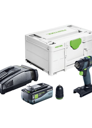 Festool TXS 18-Basic perceuse-visseuse sans fil 18 V 40 Nm sans balais + 1x batterie 8,0 Ah + chargeur rapide + systainer