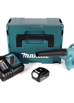 Makita DUB 182 RM1J 18 V Li-Ion Akku Gebläse im Makpac + 1 x 4,0 Ah Akku + Ladegerät - Toolbrothers