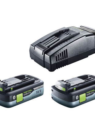 Festool VECTURO OSC 18 E-Basic Set oscillateur à batterie 18 V Starlock Max Brushless + 2x batterie 4,0 Ah + chargeur rapide + systainer