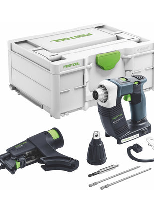 Festool DURADRIVE DWC 18-4500 Atornillador de construcción básico a batería 18 V 14 Nm sin escobillas + 1x batería 4,0 Ah + cargador rápido + systainer