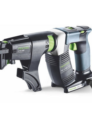 Festool DURADRIVE DWC 18-4500 Atornillador de construcción básico a batería 18 V 14 Nm sin escobillas + 2 baterías 5,0 Ah + cargador rápido + systainer