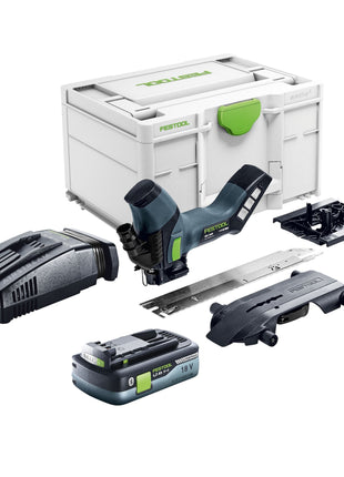 Festool ISC 240 EB-Basic Akku Dämmstoffsäge 18 V 240 mm + 1x Akku 4,0 Ah + Schnellladegerät + Systainer