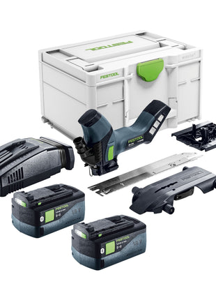 Festool ISC 240 EB-Basic Akku Dämmstoffsäge 18 V 240 mm + 2x Akku 5,0 Ah + Schnellladegerät + Systainer