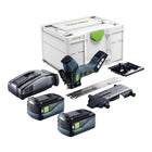 Festool ISC 240 EB-Basic Akku Dämmstoffsäge 18 V 240 mm + 2x Akku 5,0 Ah + Schnellladegerät + Systainer