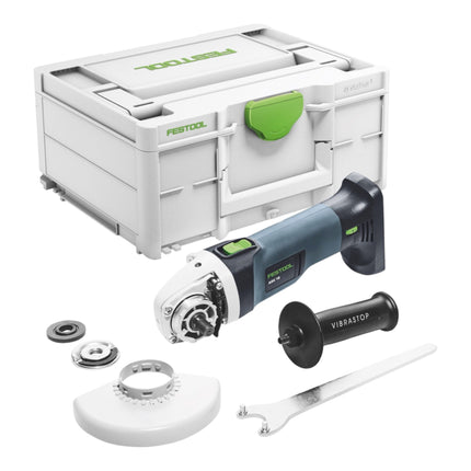 Festool AGC 18-125 EB-Basic Akku Winkelschleifer 18 V 125 mm Brushless + 1x Akku 4,0 Ah + Schnellladegerät + Systainer