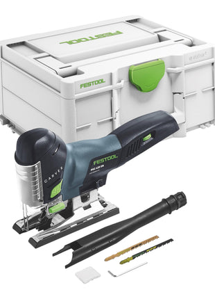 Festool CARVEX PSC 420 EB-Basic akumulatorowa wyrzynarka wahadłowa 18 V 120 mm bezszczotkowa + 2x akumulator 8,0 Ah + szybka ładowarka + Systainer