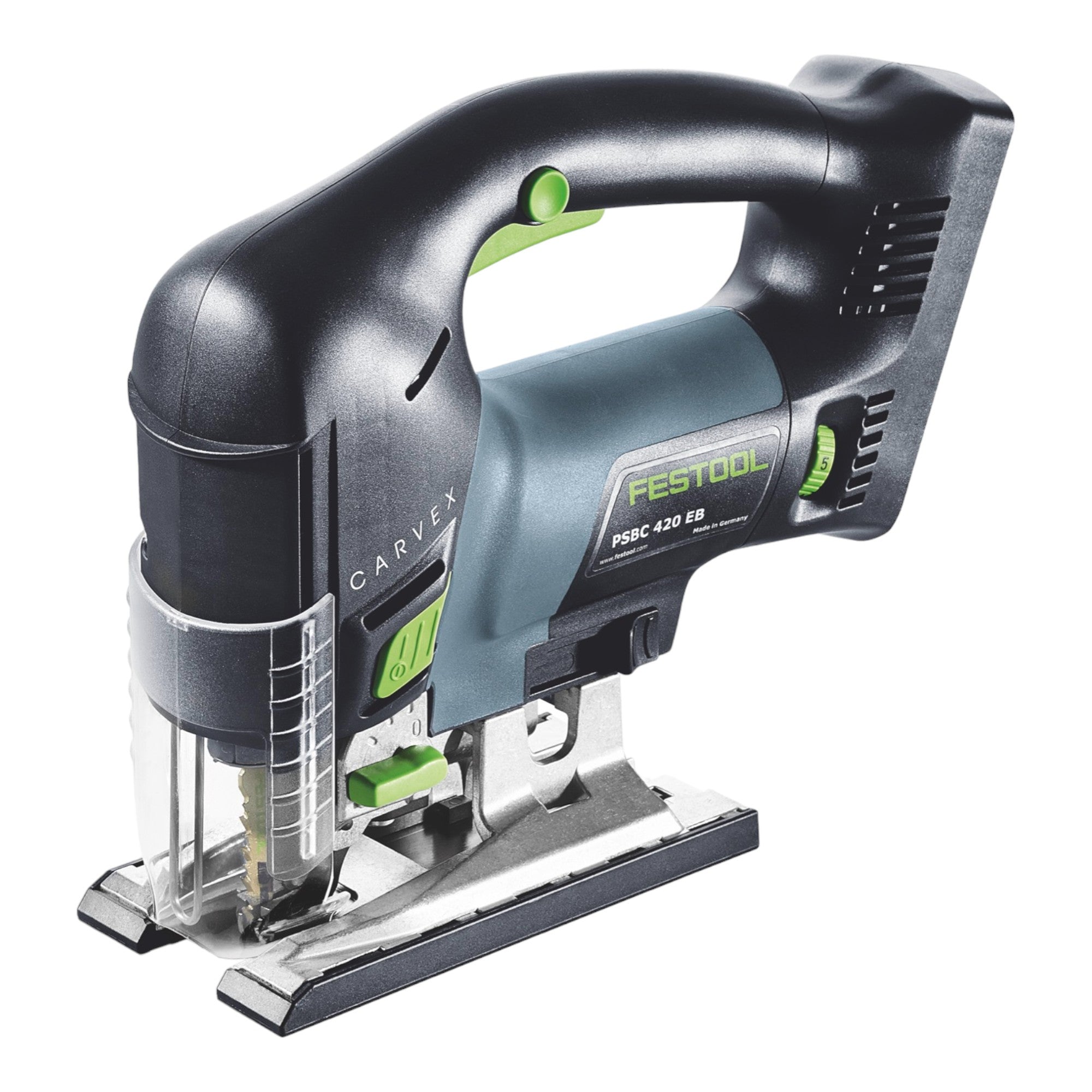 Festool CARVEX PSBC 420 EB Basic Akku Pendelstichsaege 18 V 120 mm Brushless 1x Akku 4 0 Ah Schnellladegeraet Systainer 2 - toolbrothers