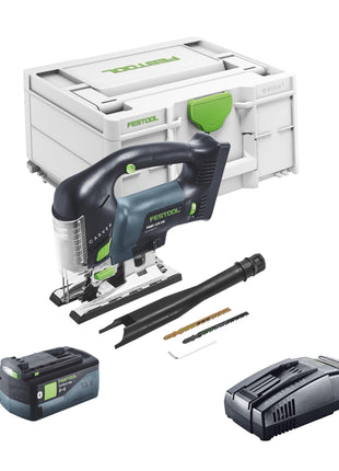 Festool CARVEX PSBC 420 EB-Basic Akku Pendelstichsäge 18 V 120 mm Brushless + 1x Akku 5,0 Ah + Schnellladegerät + Systainer