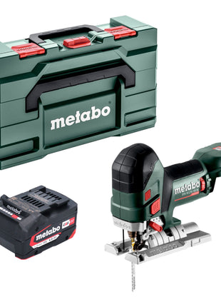 Scie sauteuse sans fil Metabo STA 18 LTX 150 BL 18 V 150 mm sans balais + 1x batterie 4,0 Ah + Metabox - sans chargeur