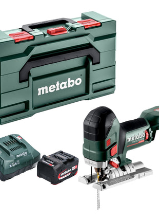 Scie sauteuse à batterie Metabo STA 18 LTX 150 BL 18 V 150 mm sans balais + 1x batterie 4,0 Ah + chargeur + Metabox