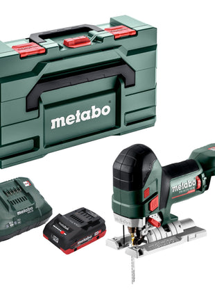 Scie sauteuse Metabo STA 18 LTX 150 BL sans balais 18 V 150 mm + 1 batterie LiHD 4,0 Ah + chargeur + Metabox