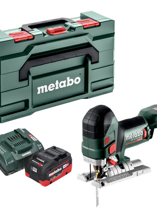 Scie sauteuse Metabo STA 18 LTX 150 BL sans balais 18 V 150 mm + 1 batterie LiHD 5,5 Ah + chargeur + Metabox