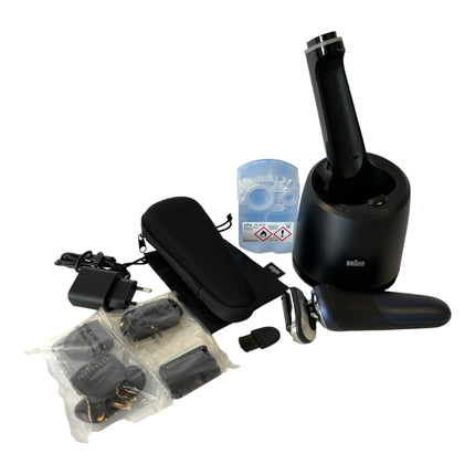 Braun Series 7 Elektrorasierer Blau mit 2x EasyClick Aufsatz ( 71-B7850cc ) für Herren