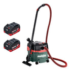 Metabo AS 36 18 L 20 PC aspirador en seco y húmedo a batería 36 V (2x 18 V) 20 L + 2x batería LiHD 5,5 Ah - sin cargador