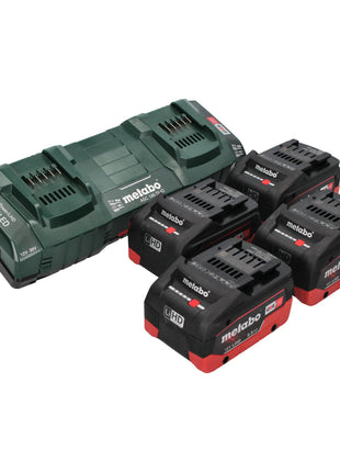 Metabo AS 36 18 L 20 PC aspirador en seco y húmedo a batería 36 V (2x 18 V) 20 L + 4x batería LiHD 5,5 Ah + cargador doble