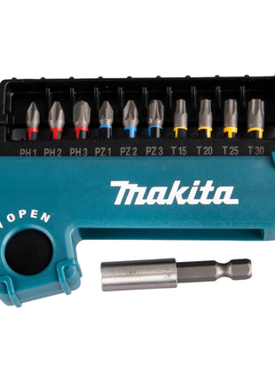 Makita Torsion Bit Set Impact Premier (E-03567) 11 pièces 1/4" pour clé à chocs DTD 171 / 172