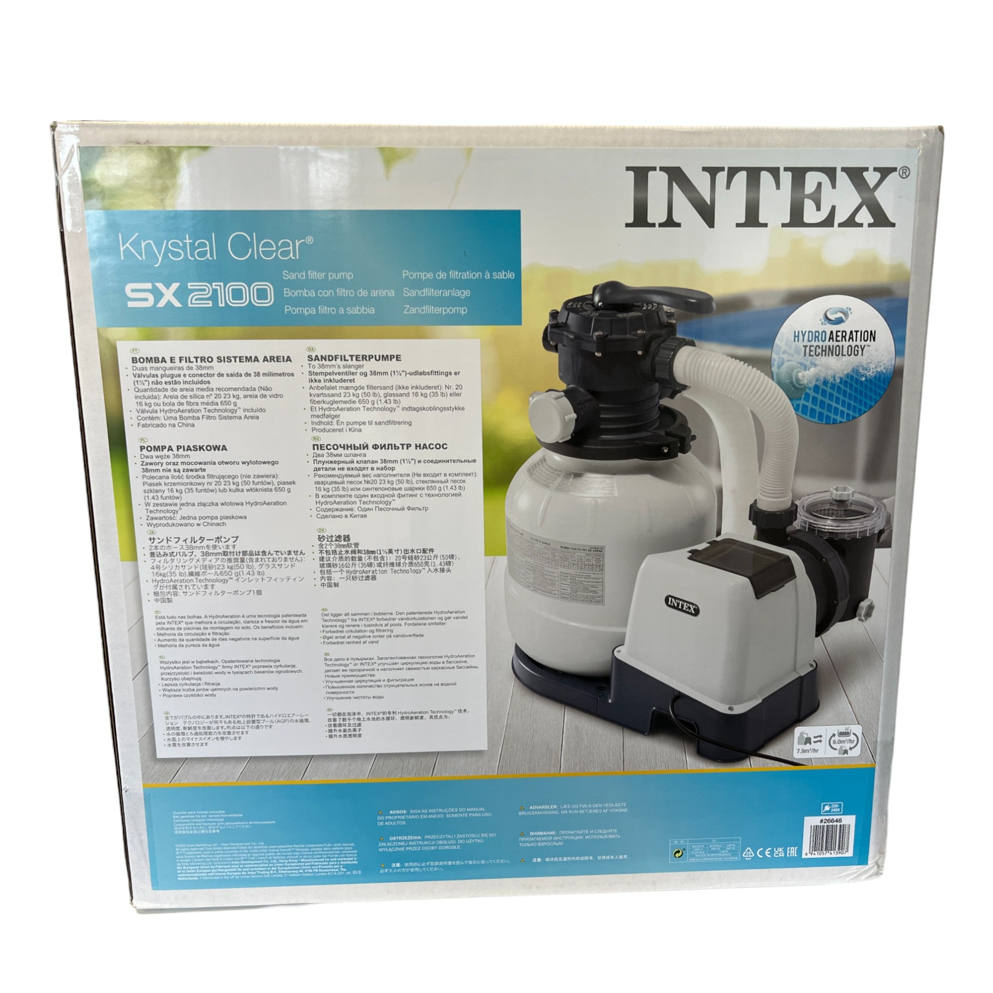 INTEX SF802201 Krystal Clear Sandfilteranlage 7 9 m 250 W 26646  1 - toolbrothers