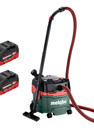 Metabo AS 36 18 L 20 PC Akku Nass Trocken Sauger 36 V ( 2x 18 V ) 20 L + 2x LiHD Akku 8,0 Ah - ohne Ladegerät