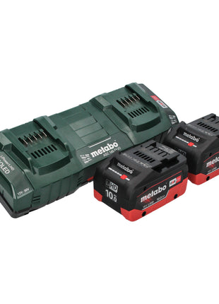 Metabo AS 36 18 L 20 PC aspirador en seco y húmedo a batería 36 V (2x 18 V) 20 L + 2x batería LiHD 10,0 Ah + cargador doble