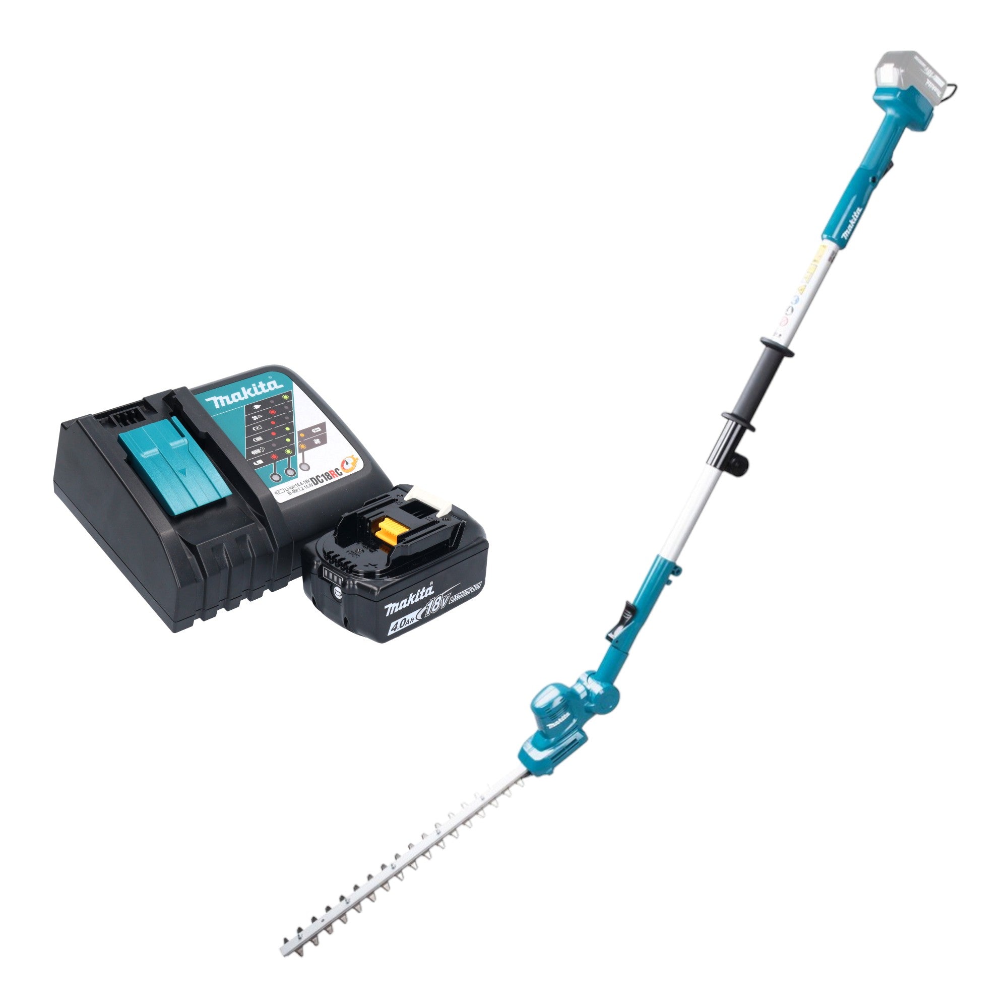 Makita DUN 461 WRM Akku Heckenschneider 18 V 46 cm 1x Akku 4 0 Ah Ladegeraet 0 - toolbrothers
