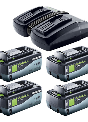 Scie à ruban sans fil Festool SYMC 70 EB-Basic SYMMETRIC 36 V (2 x 18 V) 216 mm + 4x batteries 8,0 Ah + double chargeur + Systainer