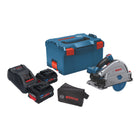 Bosch GKT 18V-52 GC Professional Akku Tauchsäge 18 V 140 mm BITURBO Brushless + 2x ProCore Akku 8,0 Ah + Ladegerät + Connectivity Modul + L-Boxx