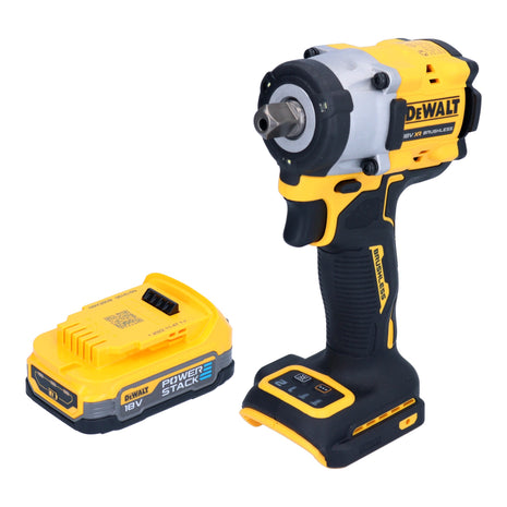 Avvitatore a impulsi a batteria DeWalt DCF 922 N 18 V 406 Nm 1/2" brushless + 1x batteria Powerstack 1,7 Ah - senza caricabatterie