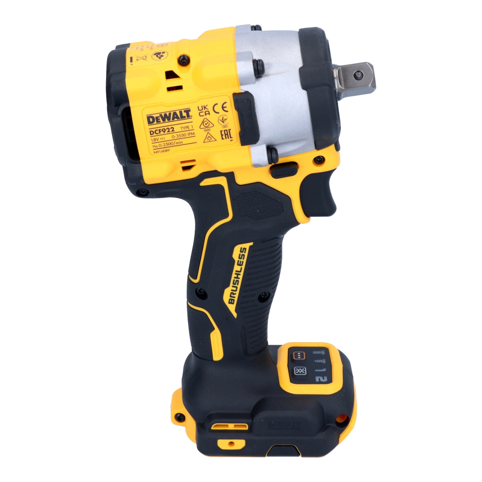 DeWalt DCF 922 N Akku Schlagschrauber 18 V 406 Nm 1 2 Brushless 1x Akku 2 0 Ah ohne Ladegeraet 4 - toolbrothers
