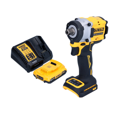 Llave de impacto a batería DeWalt DCF 922 D1 18 V 406 Nm 1/2" sin escobillas + 1x batería 2,0 Ah + cargador