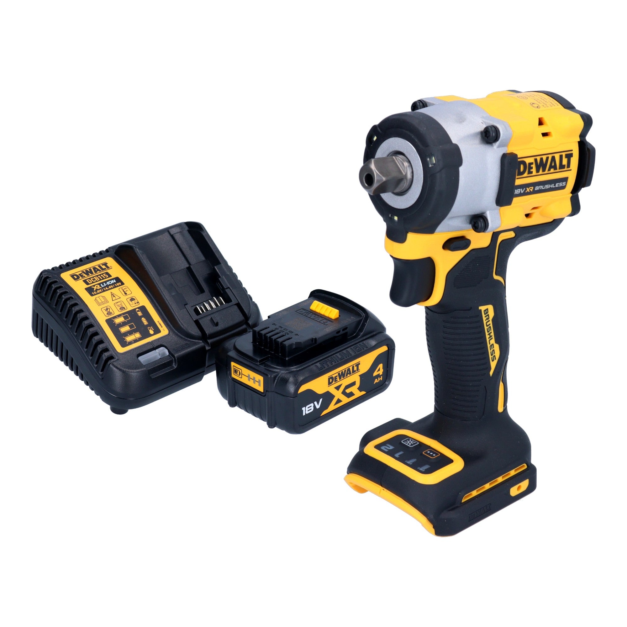 DeWalt DCF 922 M1 Akku Schlagschrauber 18 V 406 Nm 1 2 Brushless 1x Akku 4 0 Ah Ladegeraet 0 - toolbrothers