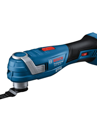 Bosch GOP 18V-34 Professional Akku Multi Cutter 18 V Starlock Plus + 1x Akku 2,0 Ah + 17 tlg. Zubehör + L-Boxx - ohne Ladegerät