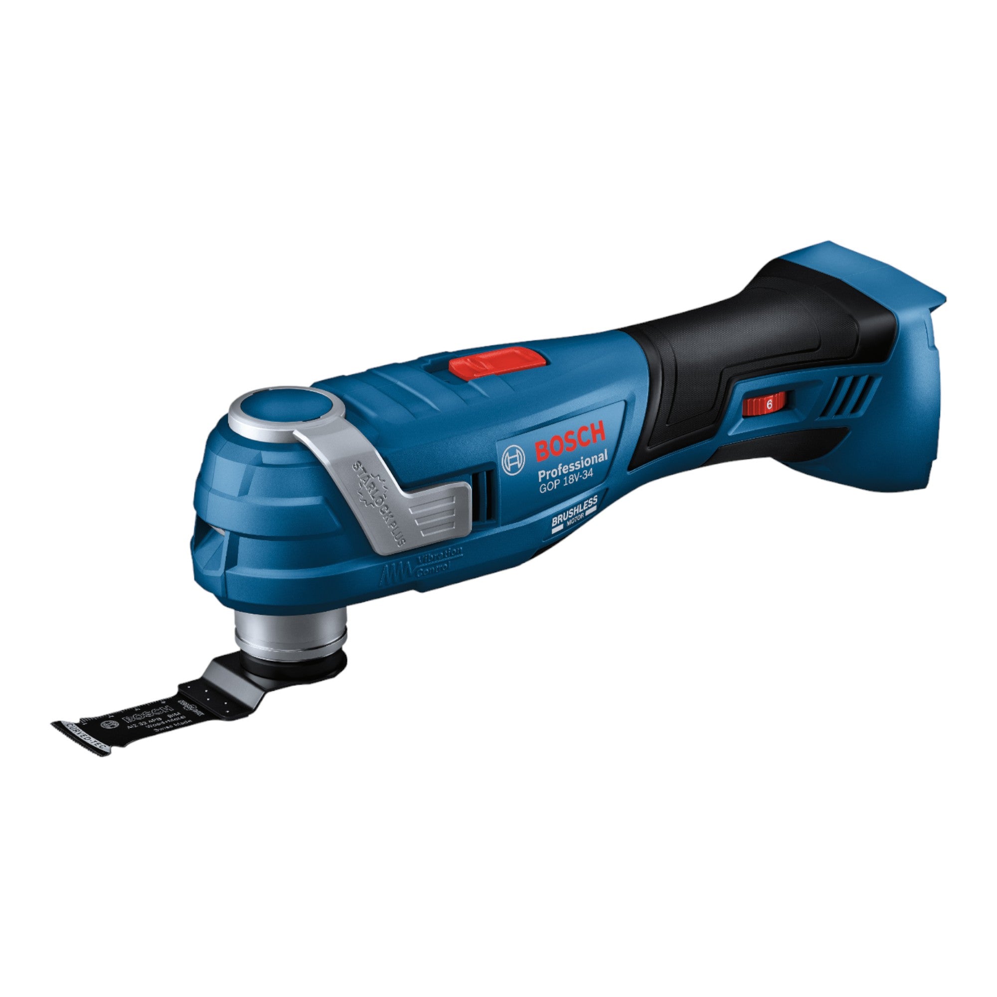 Bosch GOP 18V 34 Professional Akku Multi Cutter 18 V Starlock Plus 2x Akku 5 0 Ah Ladegeraet 17 tlg Zubehoer L Boxx 1 - toolbrothers