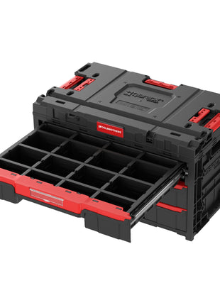 Toolbrothers RHINO XXL Drawer 3 ECO Vario+ Werkzeugkoffer Schubladenkoffer 587 x 380 x 340 mm 27 l stapelbar IP54 mit drei Schubladen