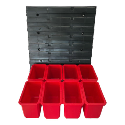 Toolbrothers RHINO Container Set Nr. 2 Werkstattwand mit 8 Behältern für RHINO XXL Koffer