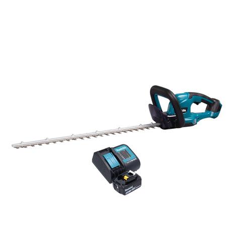 Makita DUH 607 SM Cisaille à haies sans fil 18 V 60 cm + 1x batterie 4,0 Ah + chargeur